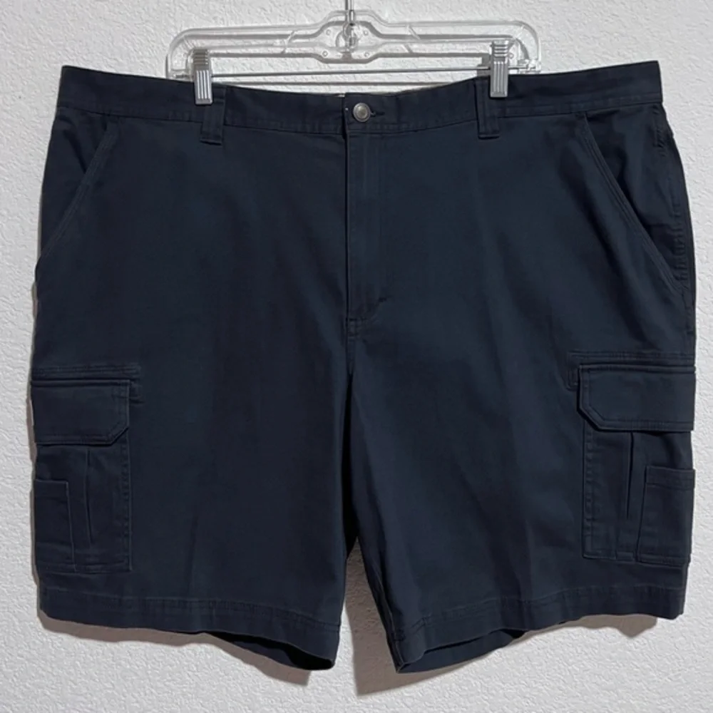 Red Head Navy Brush Cotton Comfort Stretch Cargo Shorts New 46